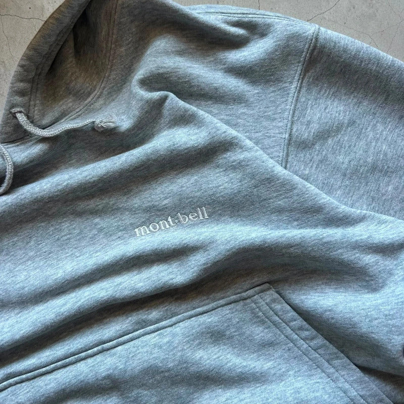 Vintage Light Grey Montbell Hoodie M