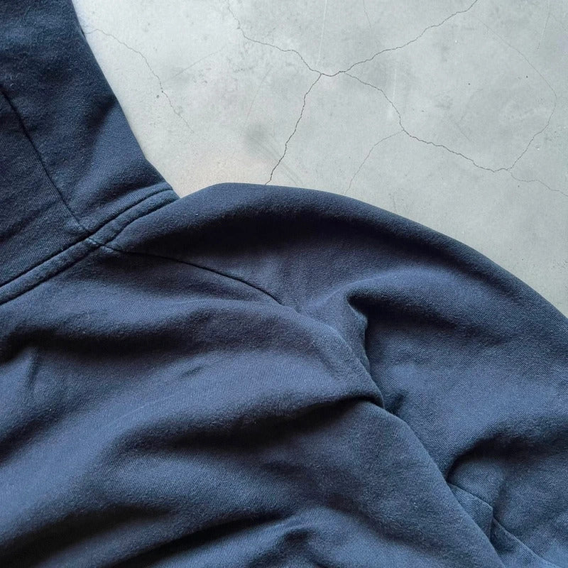 Vintage 00's Faded Black Nike Zip up Hoodie Jacket
