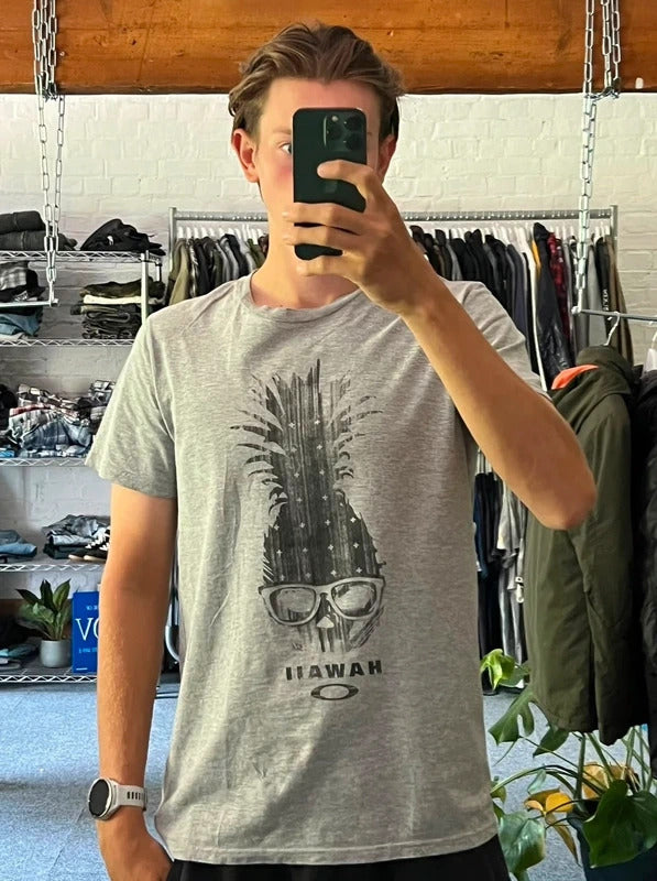 Grey Oakley Graphic T-Shirt