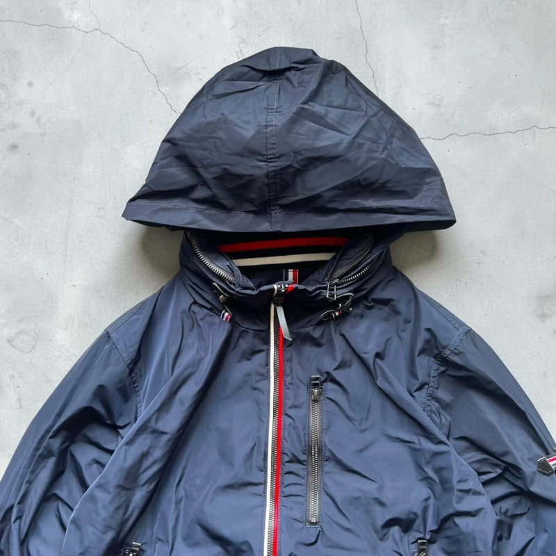 Navy Blue Beams Japan Hooded Bomber Jacket XS