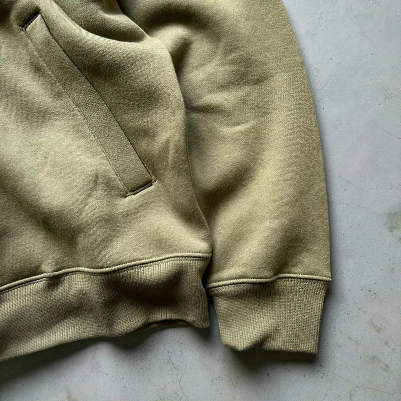 Vintage 00’s Oakley Khaki Green Print Zip up Hoodie S