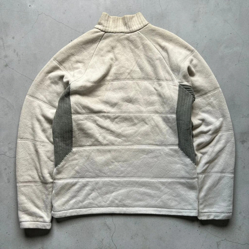 Vintage 00's Cream Nike ACG Half zip Knitted Jumper Sweater L
