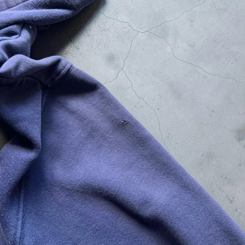 Nike ACG Blue Faded Wash Pullover Hoodie L