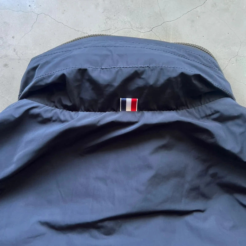 Navy Blue Beams Japan Hooded Bomber Jacket XS