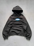 Vintage 00's Black Stussy Logo Hoodie M
