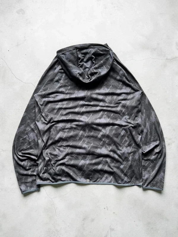 Black Grey Camo Oakley Zip up Hoodie Jacket M
