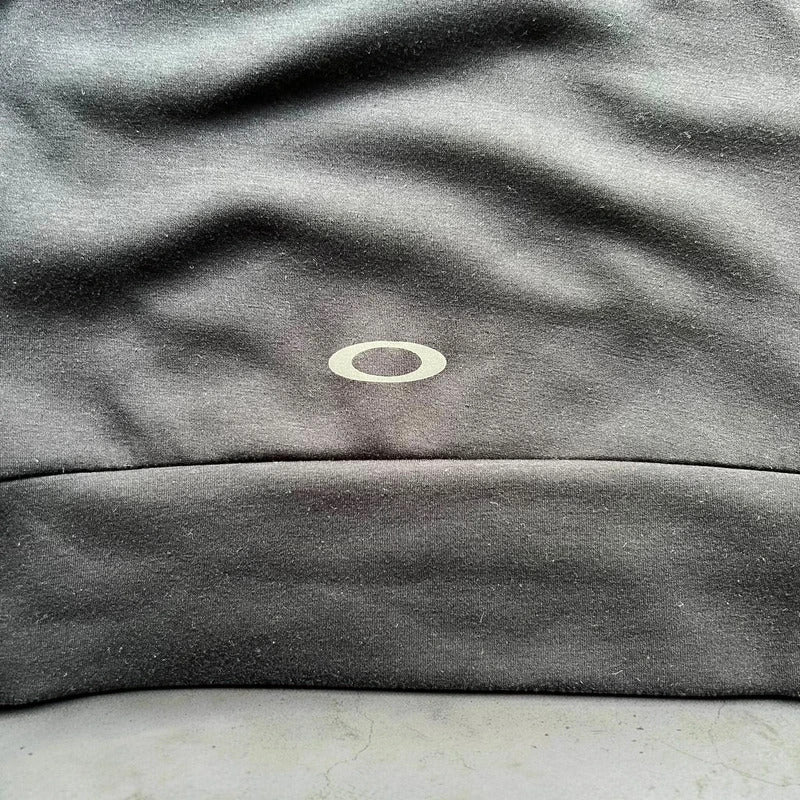 Black Oakley Embossed Logo Hoodie M
