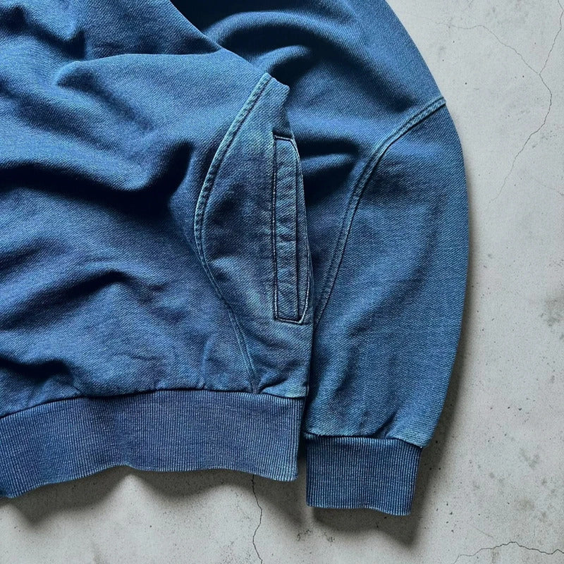 Washed Blue Oakley Pullover Hoodie S