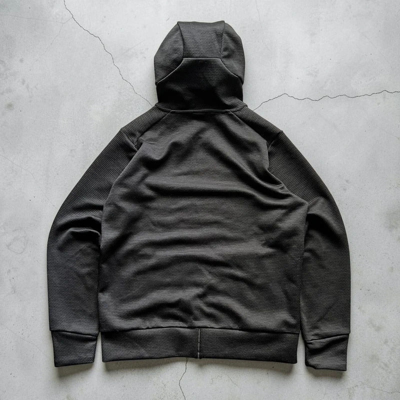 Black Oakley Textured Performance Fit Hoodie M