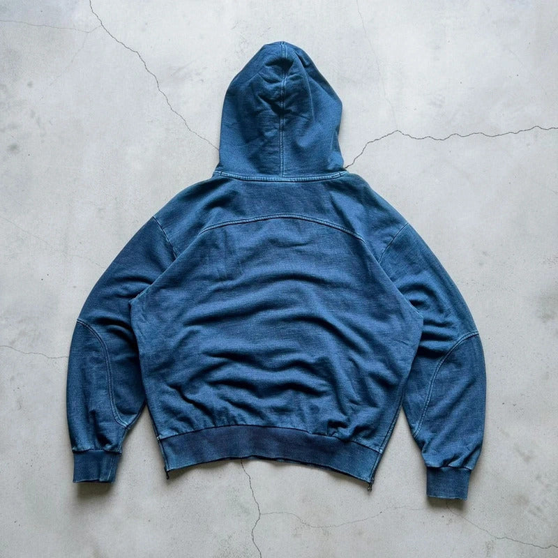 Washed Blue Oakley Pullover Hoodie S