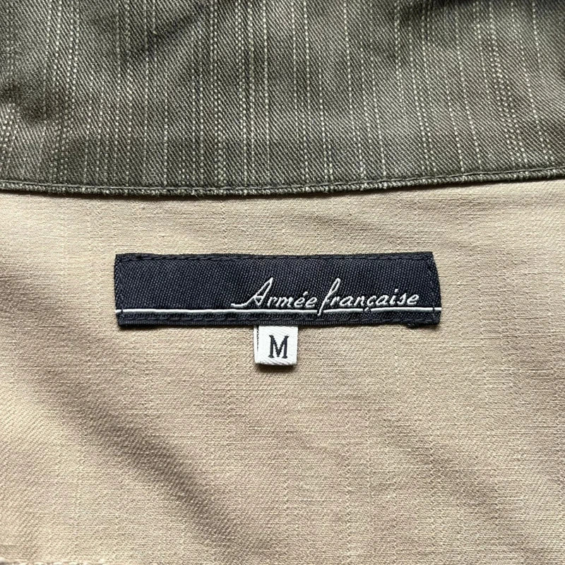 Vintage 00's Khaki Green Technical Military Jacket S