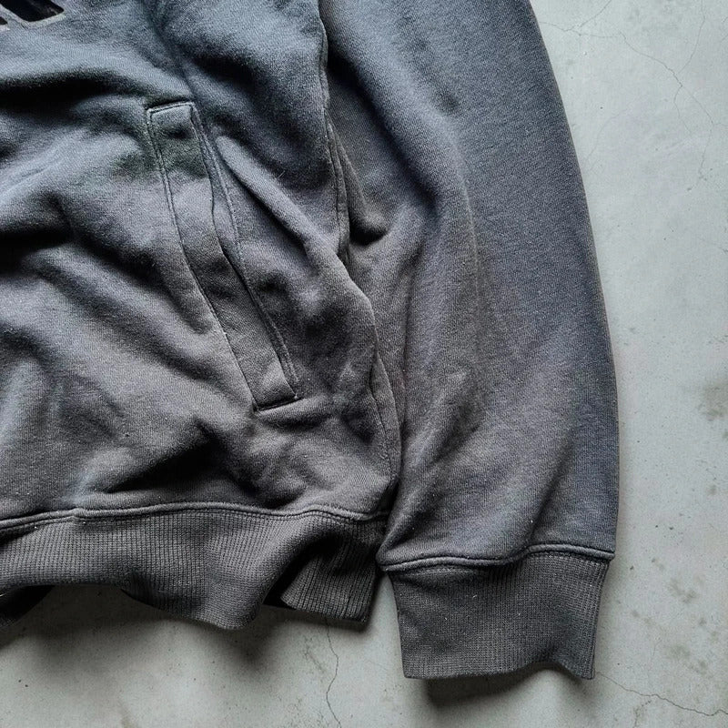Vintage 00’s Oakley Black Print Zip up Hoodie M