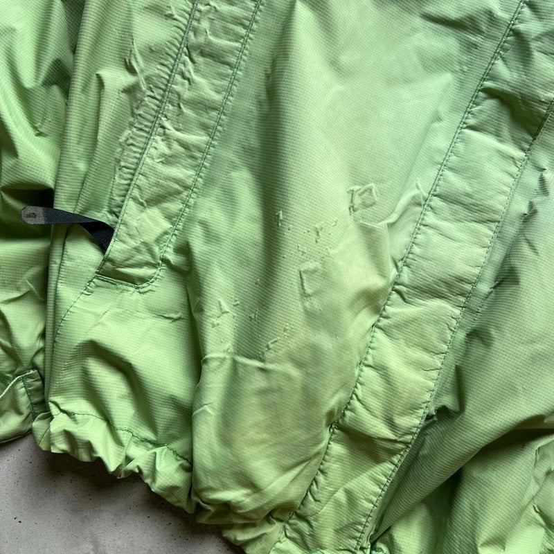 Women's Vintage 00's LL Bean Green Lightweight Gortex Jacket S