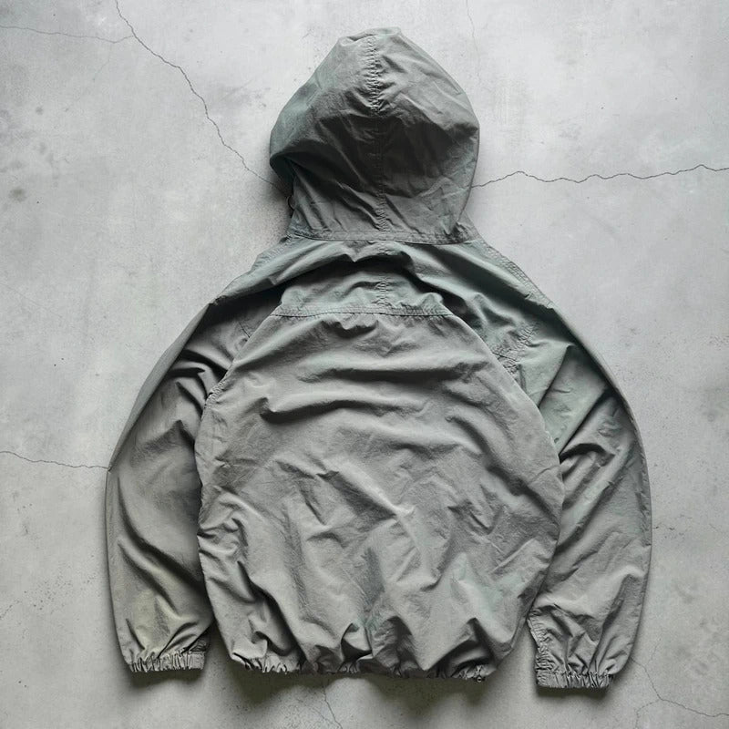 Grey Montbell Water Resistant Lightweight Jacket Coat M