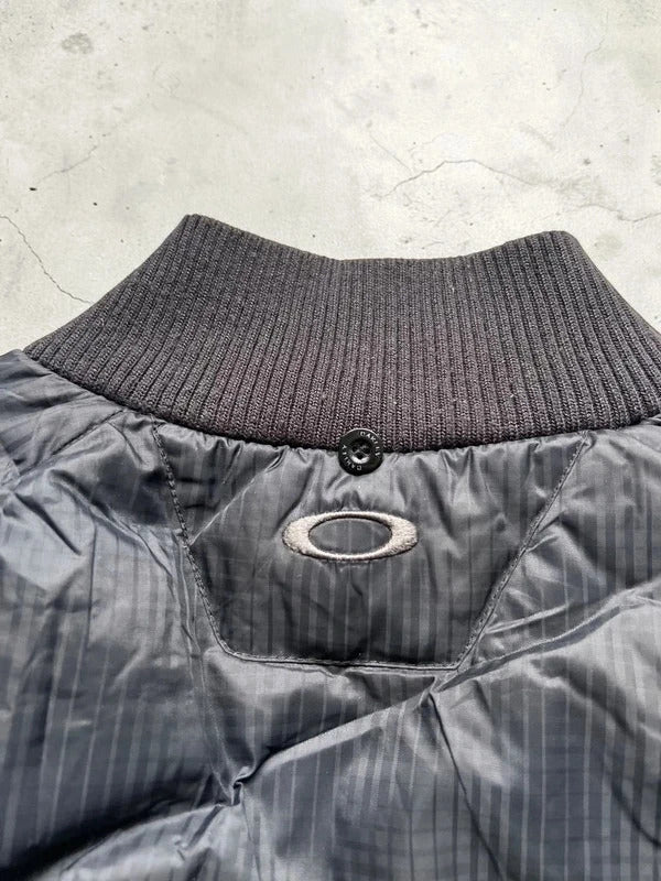 Vintage 00's Black Oakley Down Puffer Jacket Coat S