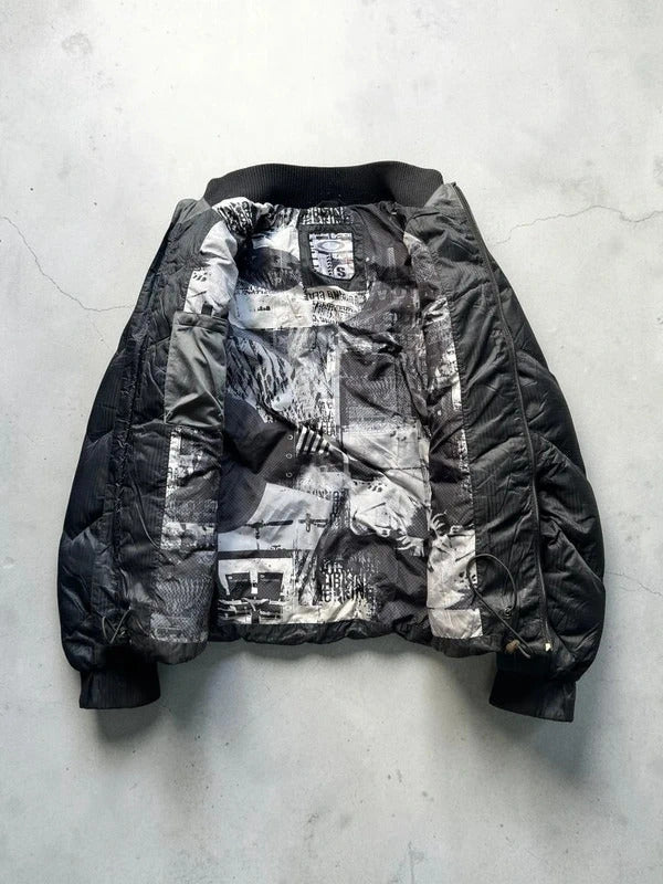 Vintage 00's Black Oakley Down Puffer Jacket Coat S
