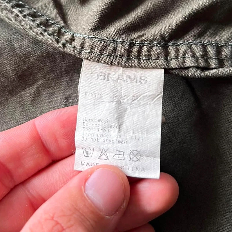 Khaki/Green Beams Utility Field Jacket M