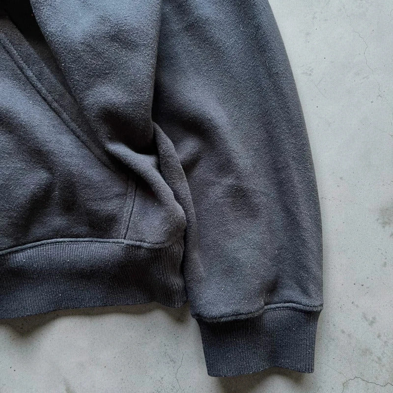 Black/Yellow 00's Oakley Graphic print Zip Up Hoodie M