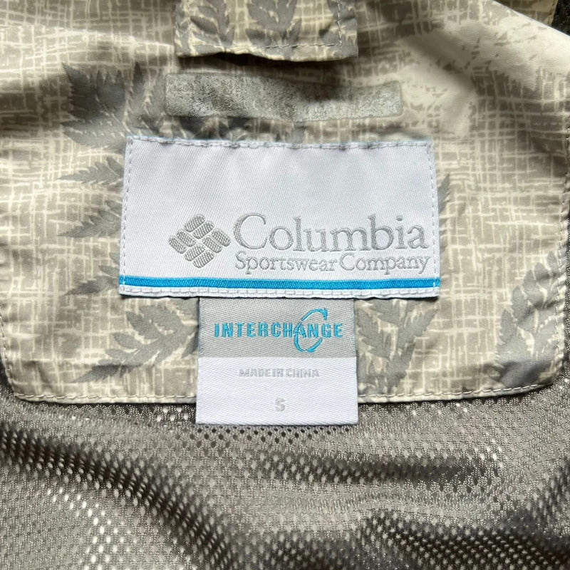 Grey White Camo Forest Columbia Lightweight Jacket