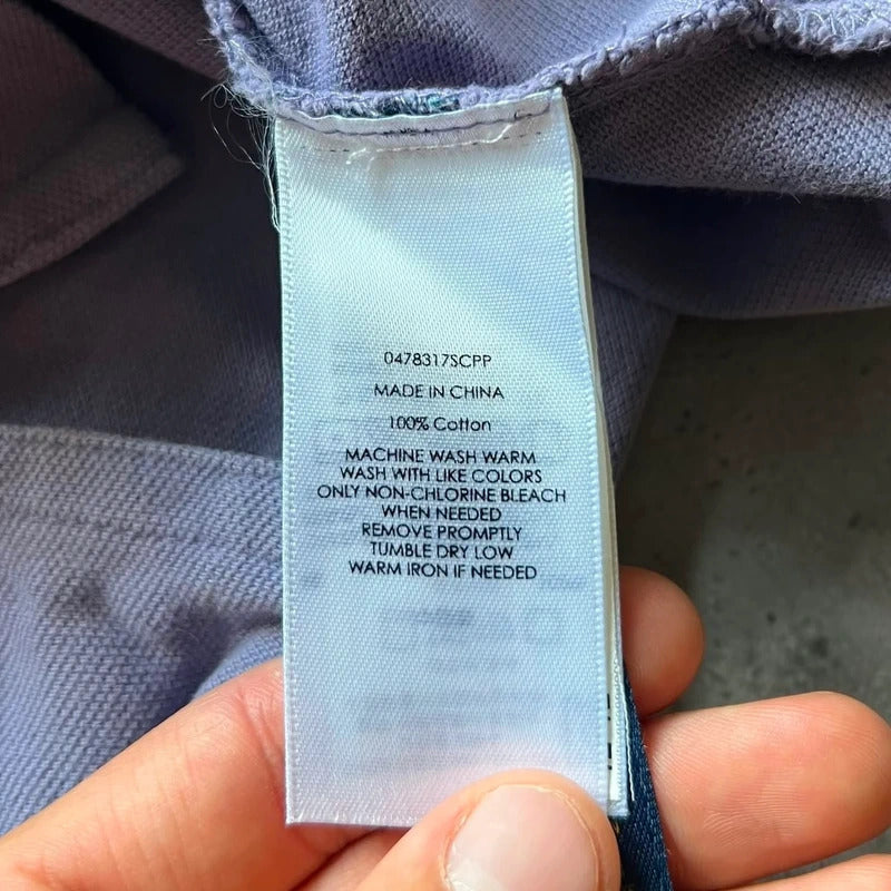 Lilac Ralph Lauren Rugby Polo Shirt XS