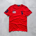 Red Polo Ralph Lauren Big Pony USA T'shirt XS