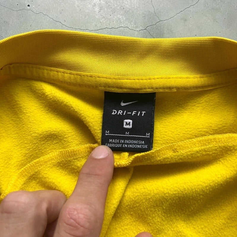 Kids Yellow Nike Brazil Football Track Jacket M