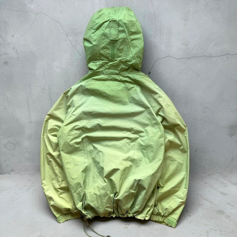 Women's Vintage 00's LL Bean Green Lightweight Gortex Jacket S