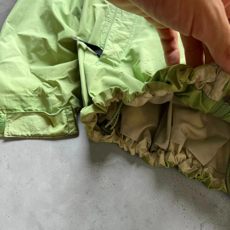Women's Vintage 00's LL Bean Green Lightweight Gortex Jacket S