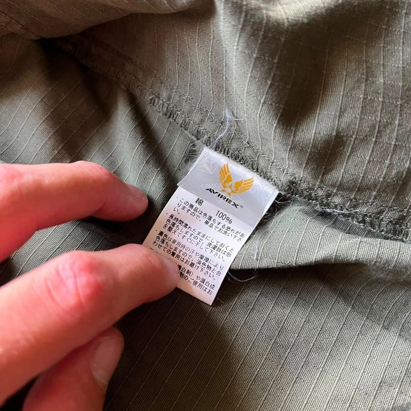 Avirex Military Khaki green Button Up Jacket M