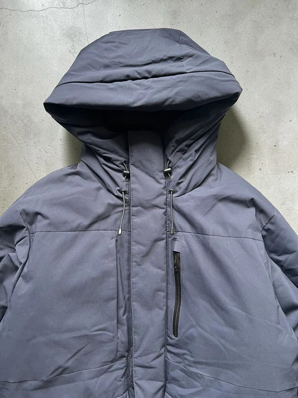 Navy Blue Beams Japan Puffer Jacket Coat XL