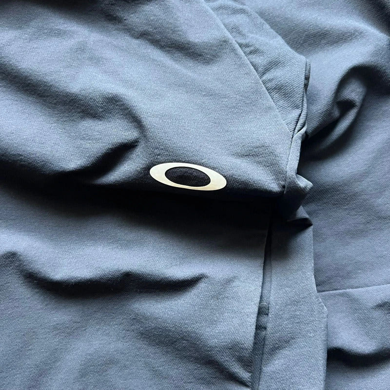 Navy Blue Oakley Zip up Water Resistant Jacket M