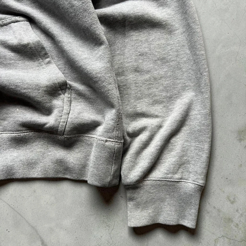 Vintage 00’s Stussy Grey Print Hoodie S