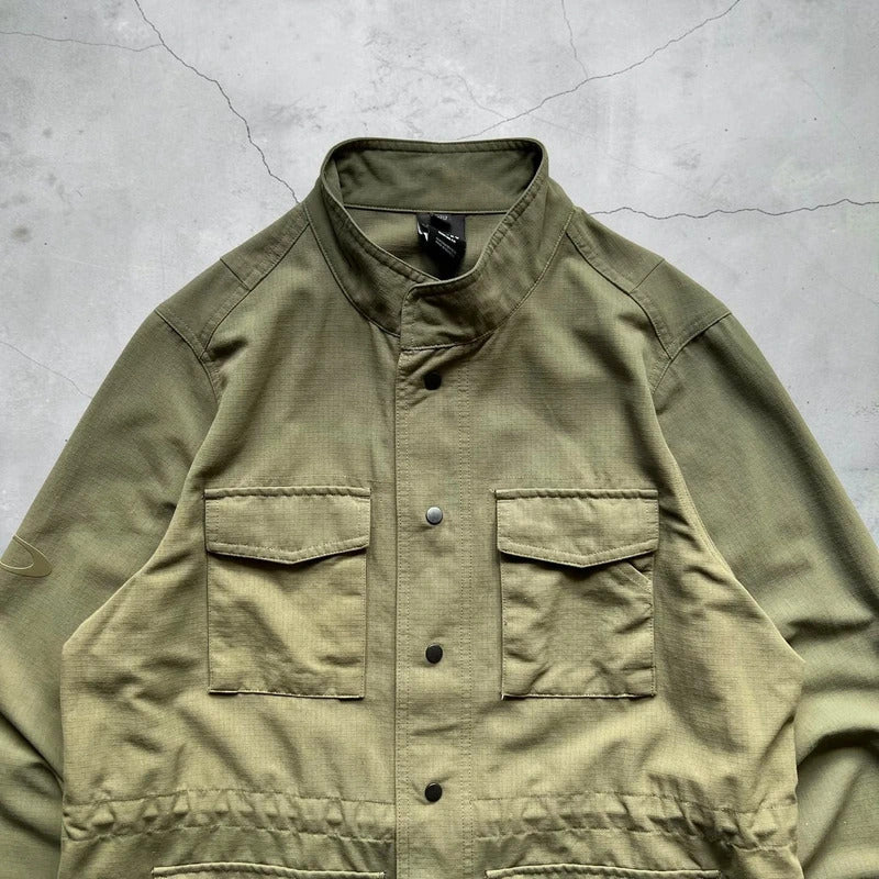 Khaki Green Oakley Utility Field Jacket S