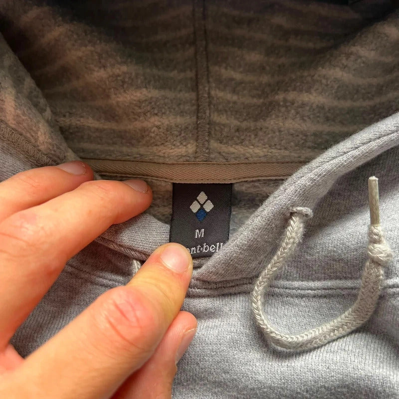 Vintage 00’s Grey Montbell Pullover Hoodie S