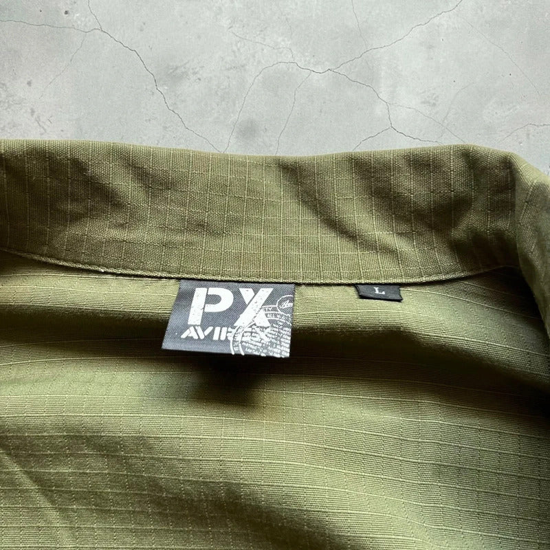 Avirex Military Khaki green Button Up Jacket M