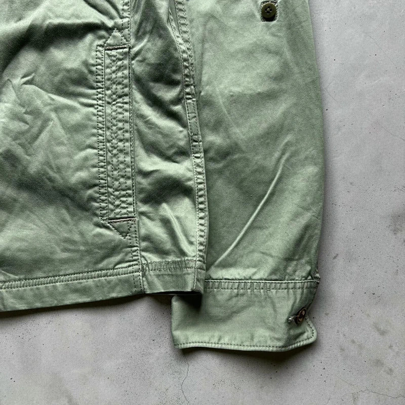 Vintage 00's Khaki Green Military Style Jacket S
