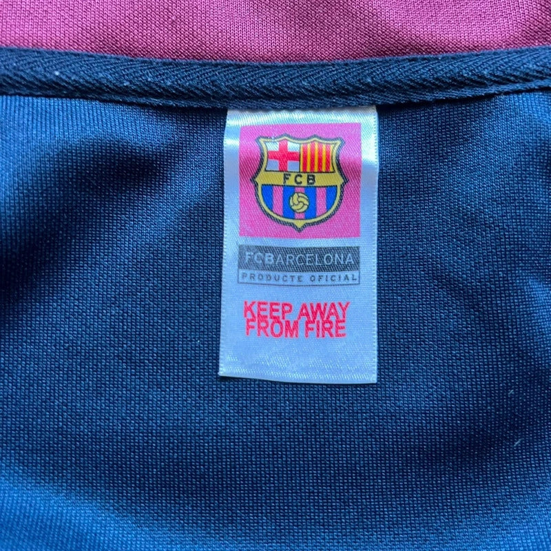 Vintage 00's FC Barcelona Football Tracksuit Navy Blue S