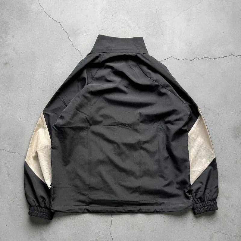 Black and White Oakley Two-Tone Track Jacket S