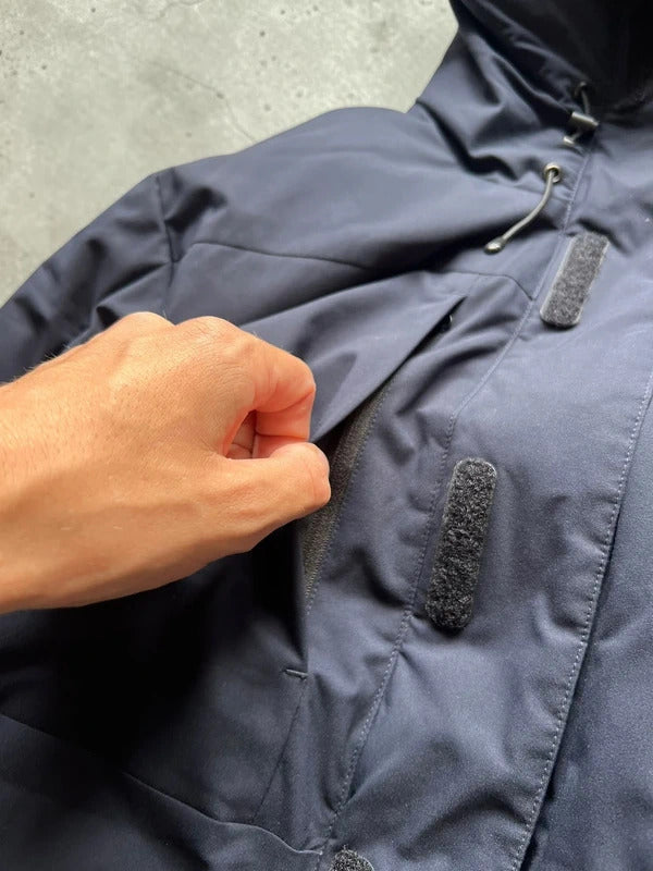 Navy Blue Beams Japan Puffer Jacket Coat XL
