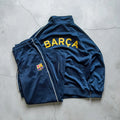 Vintage 00's FC Barcelona Football Tracksuit Navy Blue S