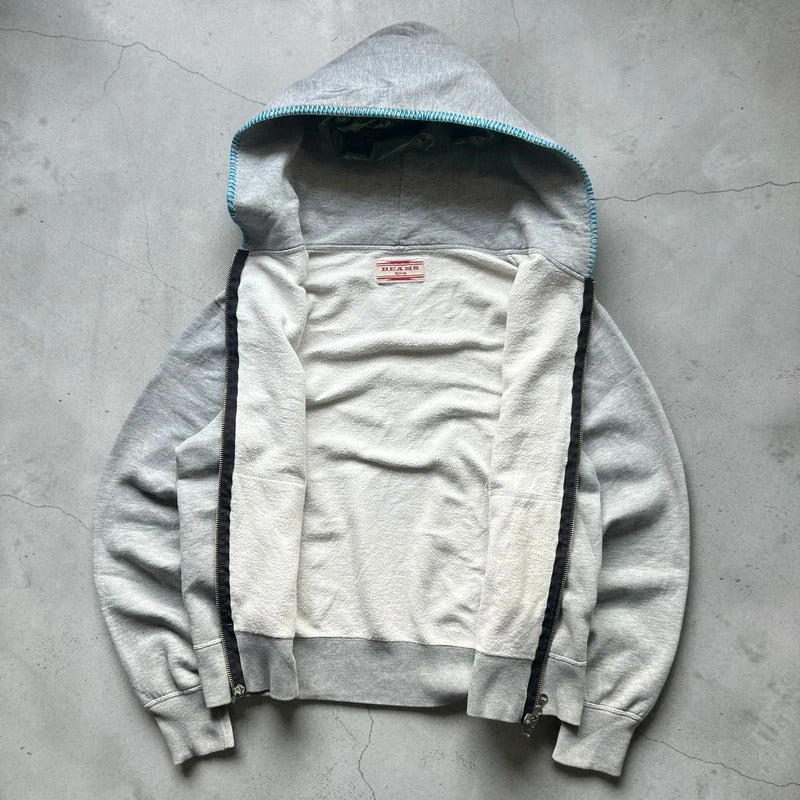 Vintage 00's Beams Japan Zip up Hoodie Jacket S