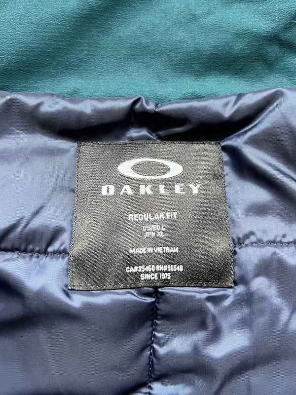 Technical Blue Oakley Puffer Jacket Coat L
