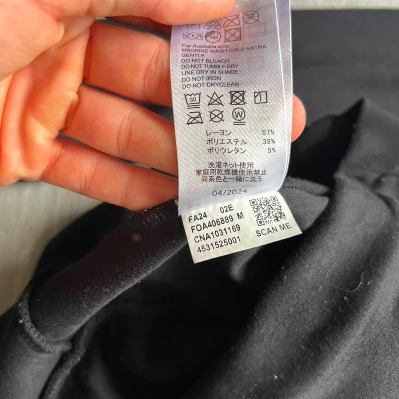 Black Oakley Embossed Logo Hoodie M