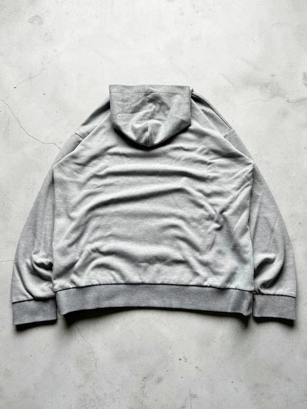 Vintage 00's Grey Oakley Hoodie XL
