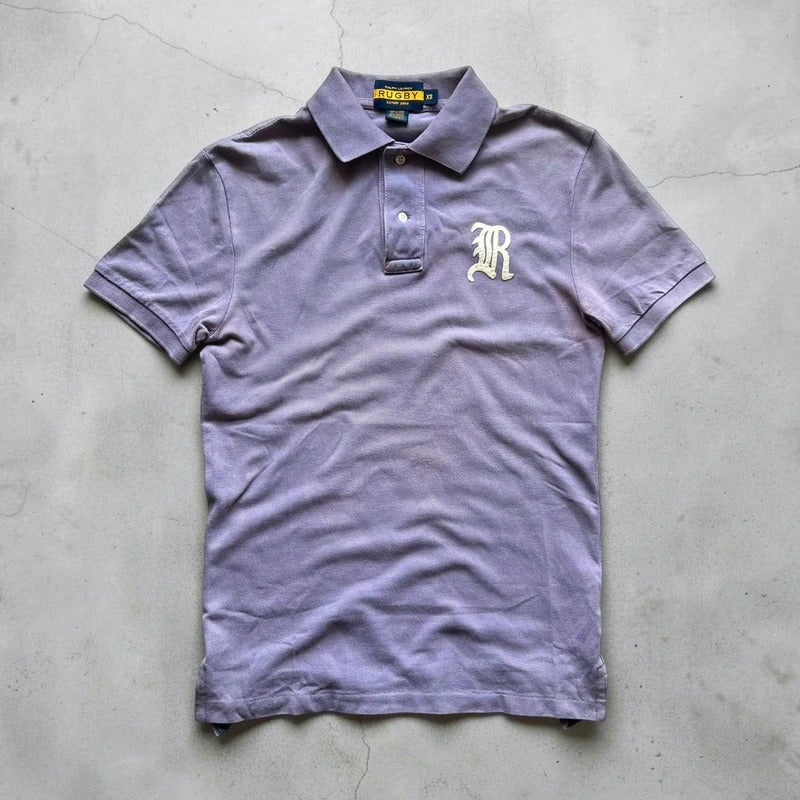 Lilac Ralph Lauren Rugby Polo Shirt XS