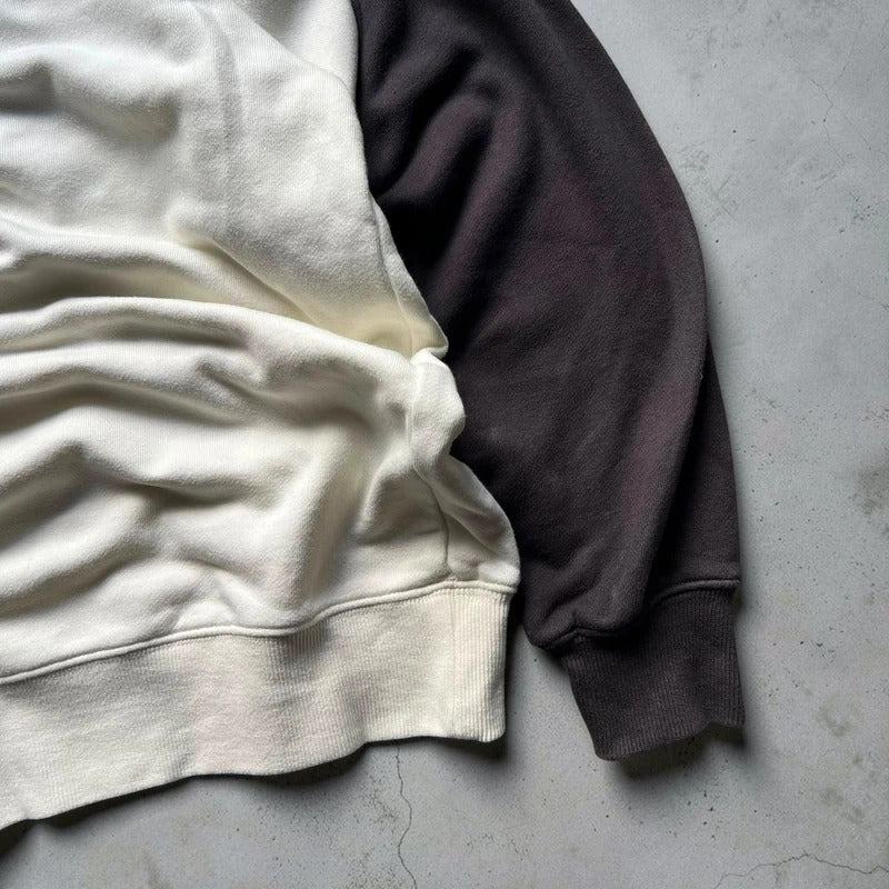 Vintage 00's Brown Cream Umbro Sweatshirt Jumper M