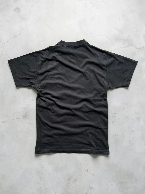Vintage 00's Black Oakley Logo Print T'shirt S