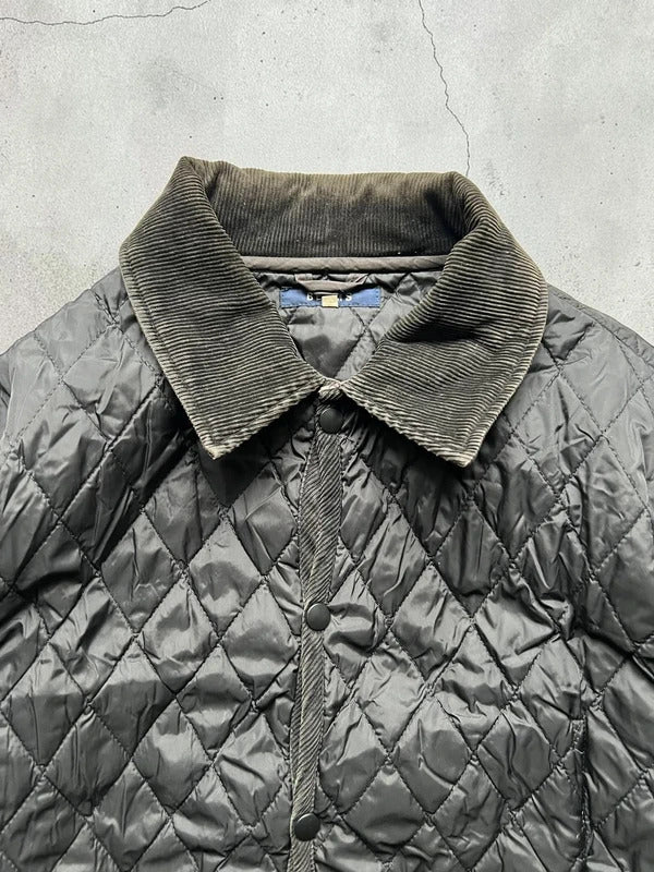 Black Beams Japan Quilted Corduroy Collar Jacket