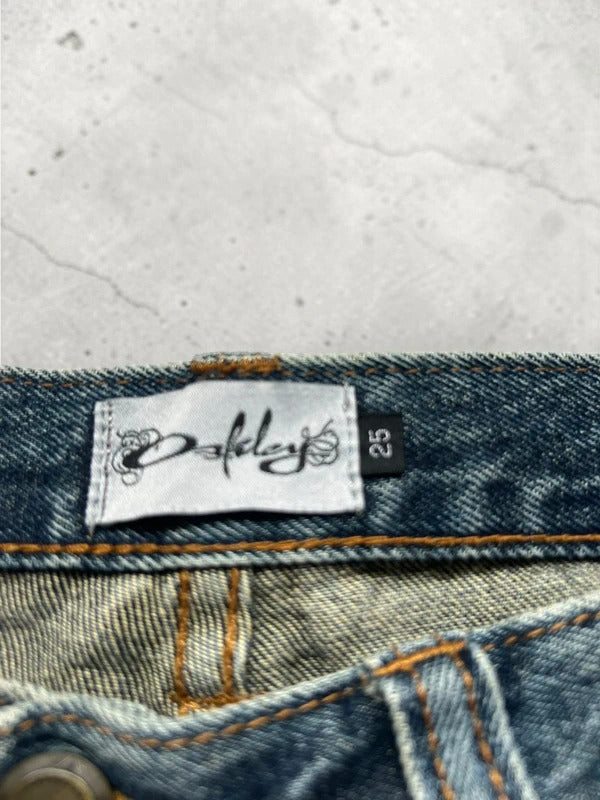 Oakley Denim Faded/Washed Cuffed Jeans 30'