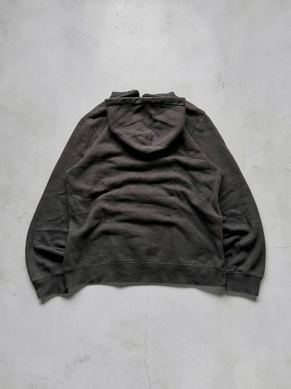 Vintage 00's Black Stussy Logo Hoodie M